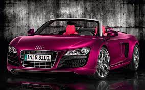 Please Audi R8 Spyder Audi R8 Pink Car