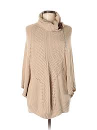 Details About Cullen Women Brown Poncho Sm Petite