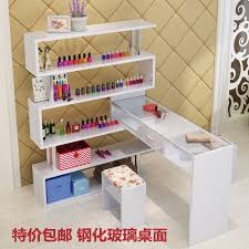 The supreme edition is a portable version of the modern table that you need. Multi Functional Manicure Nail Table Special Economy Simple Modern Nail Table And Chair Set Special Single Double
