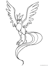 Free pokemon coloring pages for you to color in. Legendary Pokemon Coloring Pages Articuno Coloring4free Coloring4free Com