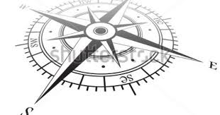 Black And White Compass Cartoon Compass Stock Illustrations Cartoons Wind Rose Compass Drawing Compass Tattoo