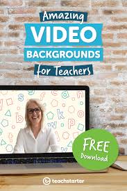 Video Backgrounds For Teachers Free Download Teach Starter Teaching Videos Teacher Teaching