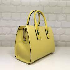 Дамска чанта David Jones 5700Ж лимонено жълто - EvrikaShop