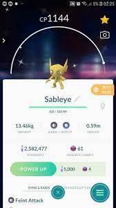Shiny Sableye Pokemon Trade Go | eBay