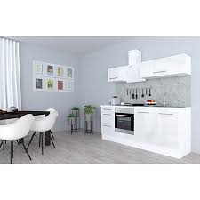 | 210 cm kamış fiyatları. Respekta Premium Kuchenzeile Rp210wwcbo Breite 210 Cm Mit Elektrogeraten Weiss Hochglanz Bauhaus