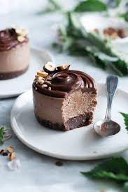 Raw Chocolate Hazelnut Ice Cream Cakes Vegan A Vitamix Giveaway The Kitchen Mccabe Recipe Raw Vegan Desserts Raw Chocolate Desserts