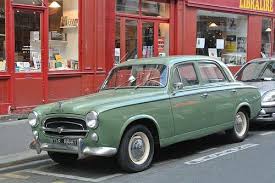Paris Peugeot 403 Klassieke Auto S Mercedes Benz Peugeot
