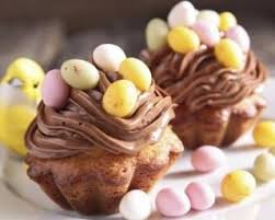 Recette De Cupcakes Food Art Au Chocolat Alleges Special Nids De Paques Recette Cupcake Chocolat Recette Cupcake Dessert Allege
