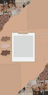Wallpaper Aesthetic Brown Ilustrasi Pendidikan Bingkai Foto Ilustrasi