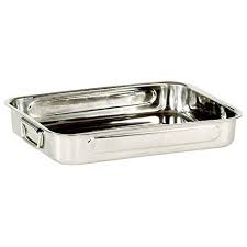 My Basics Oven Baking Pan Roasting With Drop Handles Stainless Steel 16 Inches Click Image For More Details This Is A Roasting Pan Baking Pans Bakeware Set