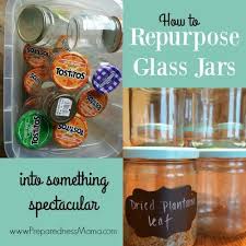 How To Repurpose Glass Jars Preparednessmama Crafts With Glass Jars Upcycle Jars Recycled Jars