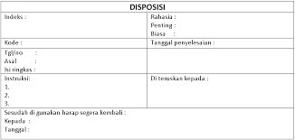 Orang yang ditunjuk oleh pimpinan untuk menindaklanjuti surat yang dimaksud akan menangani surat berdasarkan instruksi pimpinan tersebut. Contoh Lembar Disposisi Belajar
