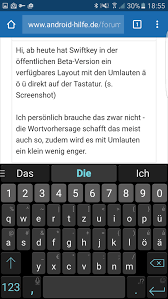 Türkisch q orientiert sich dabei stark an der deutschen und englischen tastatur. Swiftkey Nun Mit Umlauten Direkt Auf Der Tastatur Beta Android Hilfe De