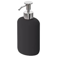 Ekoln Soap Dispenser Dark Gray Ikea In 2020 Soap Dispenser Wash Basin Accessories Soap