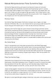 Cara menamatkan summertime saga (cuma 1 menit). Metode Mempertontonkan Poker Sumertime Saga