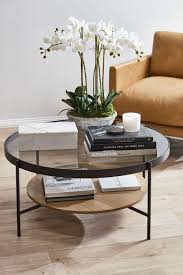 The coffee table and side table have an attractive and airy feel that will blend into your décor be it in the living room, family room, den, or sunroom. Living Room Decor Table Decor Living Room Round Coffee Table Decor Coffe Table Decor