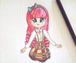Then, to create a symmetrical face, you have to draw 3 guidelines for the jaw. How To Draw A Cute Girl 7 Steps Instructables