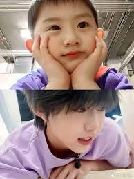 before and after baby chen yiheng 🫰🏻💜