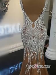 Luxurious Crystal Wedding Dresses 2019 Mermaid Sleeveless Bridal Gowns High Qua Crystal Wedding Dresses Wedding Dress Sketches Womens Fashion Dresses Wedding