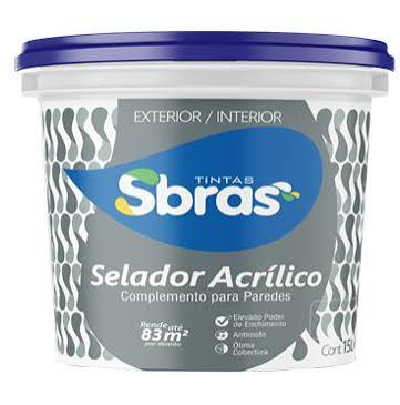 Selador Acrílico Bd Plast 3,6 L Sbras
