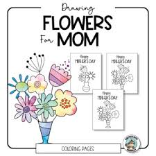 This mother's day card project is made easy with lots of drawing choices so that each bouquet is unique! Mother S Day Flower Card By Expressive Monkey The Art Teacher S Little Helper