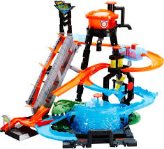 Hot Wheels City Ultimate Gator Car Wash Play Set Ftb67 Best Buy Hot Wheels Ultimate Garage Car Wash Hot Wheels