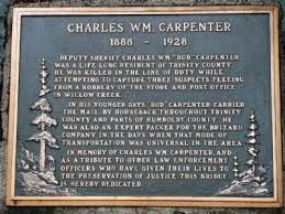 Charles Wm. Carpenter Historical Marker