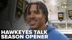 Hawkeye football player speak ahead of season opener