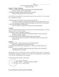 What was the rock in new york city crushed under? Birth Of The Earth Video Notes