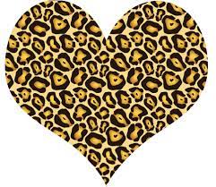 Hearts Speak For Themselves Leopard Print Tattoos Animal Print Cute Laptop Stickers
