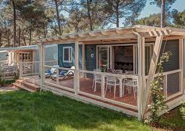 Glamping And Mobile Homes Camping Lanterna Porec Croatia Tent Glamping Porec Container House