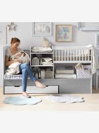 Lit Bebe 4 En 1 Evolunid Blanc Vertbaudet