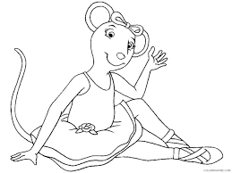 Click on any picture of a ballerina or ballet related picture to start coloring. Angelina Ballerina Coloring Pages Tv Film Angelina Ballerina 15 Printable 2020 00133 Coloring4free Coloring4free Com