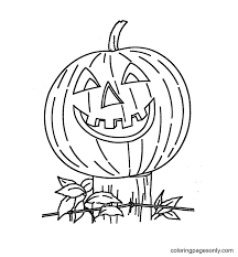 These alphabet coloring sheets will help little ones identify uppercase and lowercase versions of each letter. Halloween Pumpkin Free Printable Coloring Pages Halloween Pumpkin Coloring Pages Coloring Pages For Kids And Adults