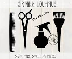 Hair Dresser Comb Scissors Bobby Pin Spray Bottle Dye Etsy In 2021 Hair Dresser Hair Salon Tools Bobby Pins
