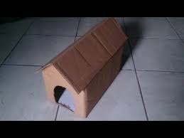 Cara membuat kucing pulang ke rumah. Cara Mudah Membuat Rumah Kucing Dari Kardus Youtube