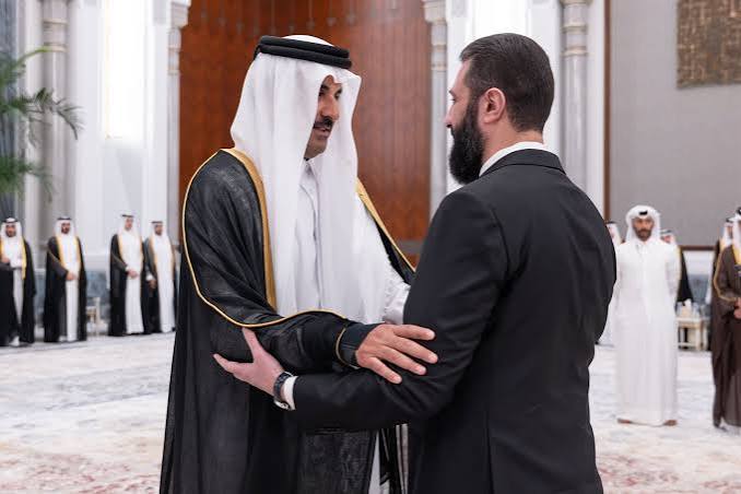 الرئيس السوري يقدم واجب العزاء في وفاة الشيخ حمد بن خليفة آل ثاني