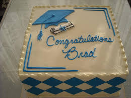 The Cakery Of Dayton Blue Hat Graduation Cake