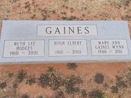 Hugh Elbert Gaines (1910-2001)