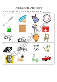 We at kids word fun offer a wide range of english speaking activities for kindergarten from the basic to this is a highly physical activity and works excellently with kindergarten classes. English Worksheets Perceiving Relationships