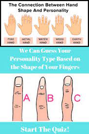 We Can Guess Your Personality Type Based On The Shape Of Your Fingers Shape Of You Palm Reading Finger Length Meaning