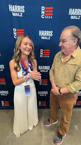 Met so many incredible people at the DNC including the youngest state party  chair in the country Anderson Clayton! Listen to this person! Her an energy  is contagious!