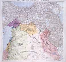 The authorised biography of t. File Lawrence Of Arabia S Map Presented To The Eastern Committee Of The War Cabinet In November 1918 Jpg Wikimedia Commons