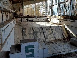 The azure swimming pool is one of the indoor swimming pools in the abandoned city of pripyat, ukraine, which was affected by the 1986 chernobyl nuclear disaster. The Old Swimming Pool In Pripyat 2020 Chernobyl