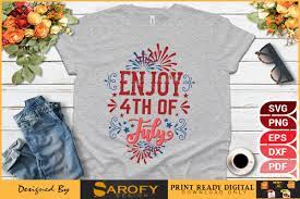 Download Enjoy 4th Of July Design Sublimation Svg Files By Sarofydesign Thehungryjpeg Com