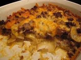 Cheesy Hamburger Potato Casserole Recipe Food Com Recipe Hamburger Potato Casserole Venison Recipes Recipes