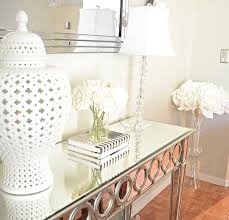 Glass Console Table For Entry Way Discover More Modernconsoletables Net Halltable M Console Table Decorating Console Table Styling Mirrored Console Table
