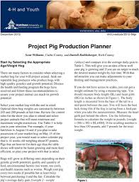Project Pig Production Planner Pdf