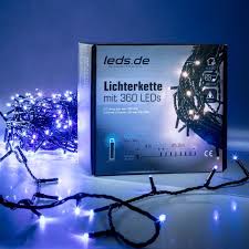 Led Lichterkette Blau 360 Leds 29m Inkl 4m Zuleitung Lichterkette Led Lichterkette Led
