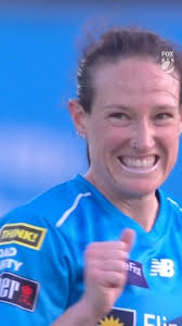 (Please) don’t bowl there! Thankfully no harm done with  @bridgetpatterson.12 and @megan_schutt3 laughing it off 🤪 #WBLL11